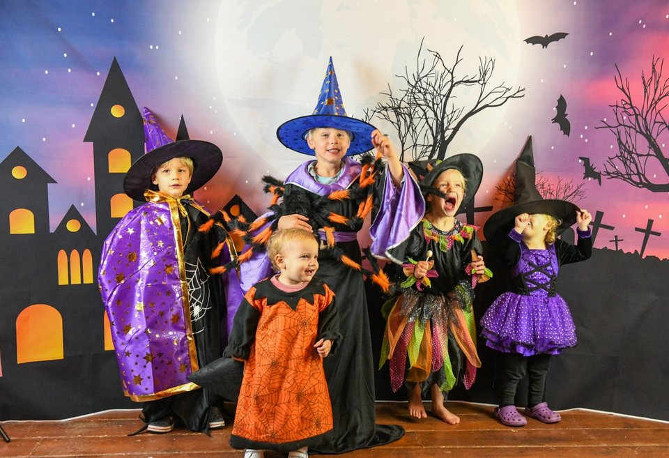 Halloween foto bij ’t Geertje
