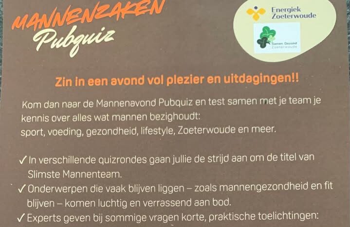 Mannenzaken Pubquiz