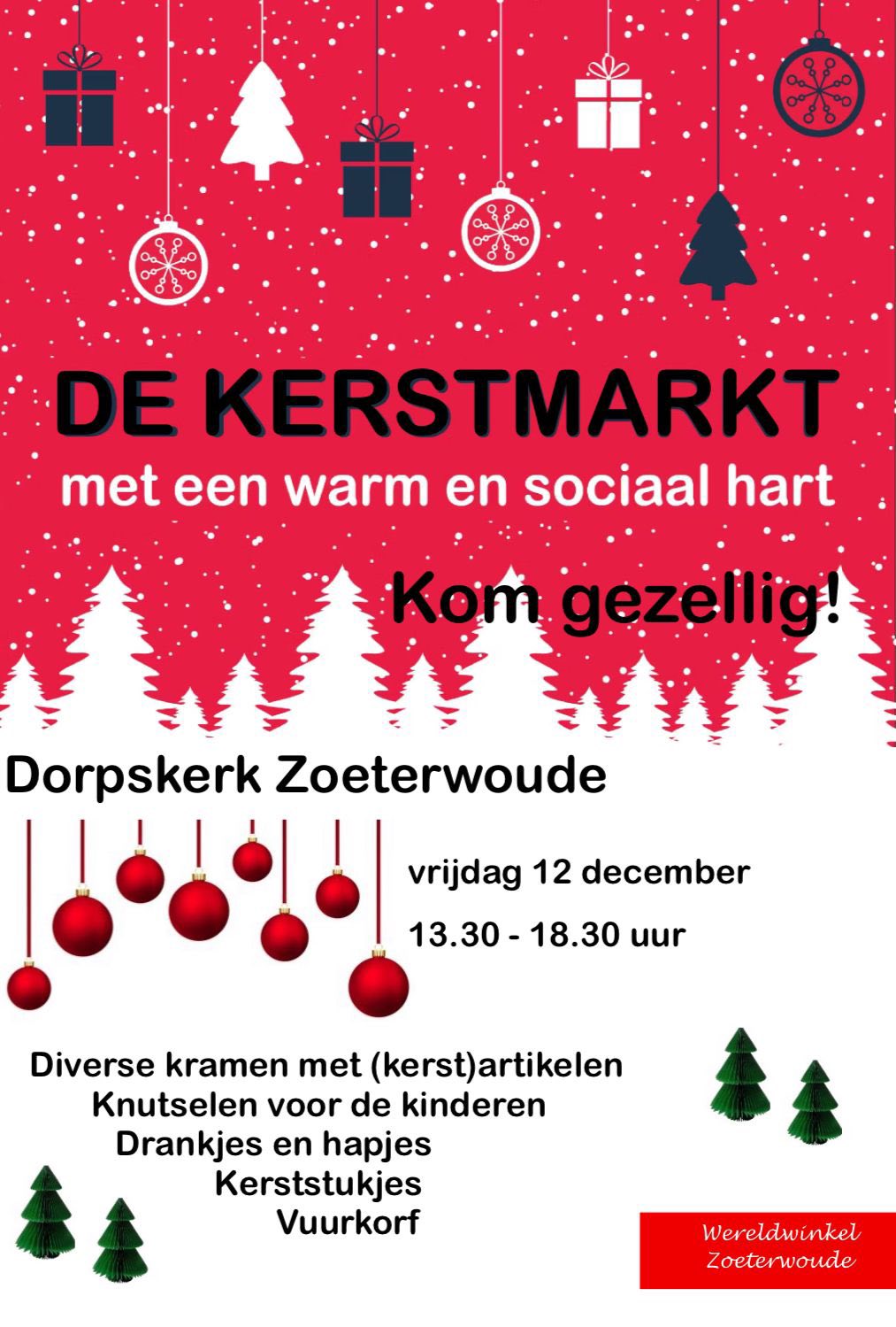 De Kerstmarkt met een warm en sociaal hart