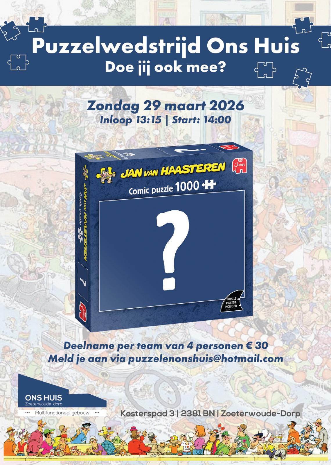 Puzzelwedstrijd Ons Huis