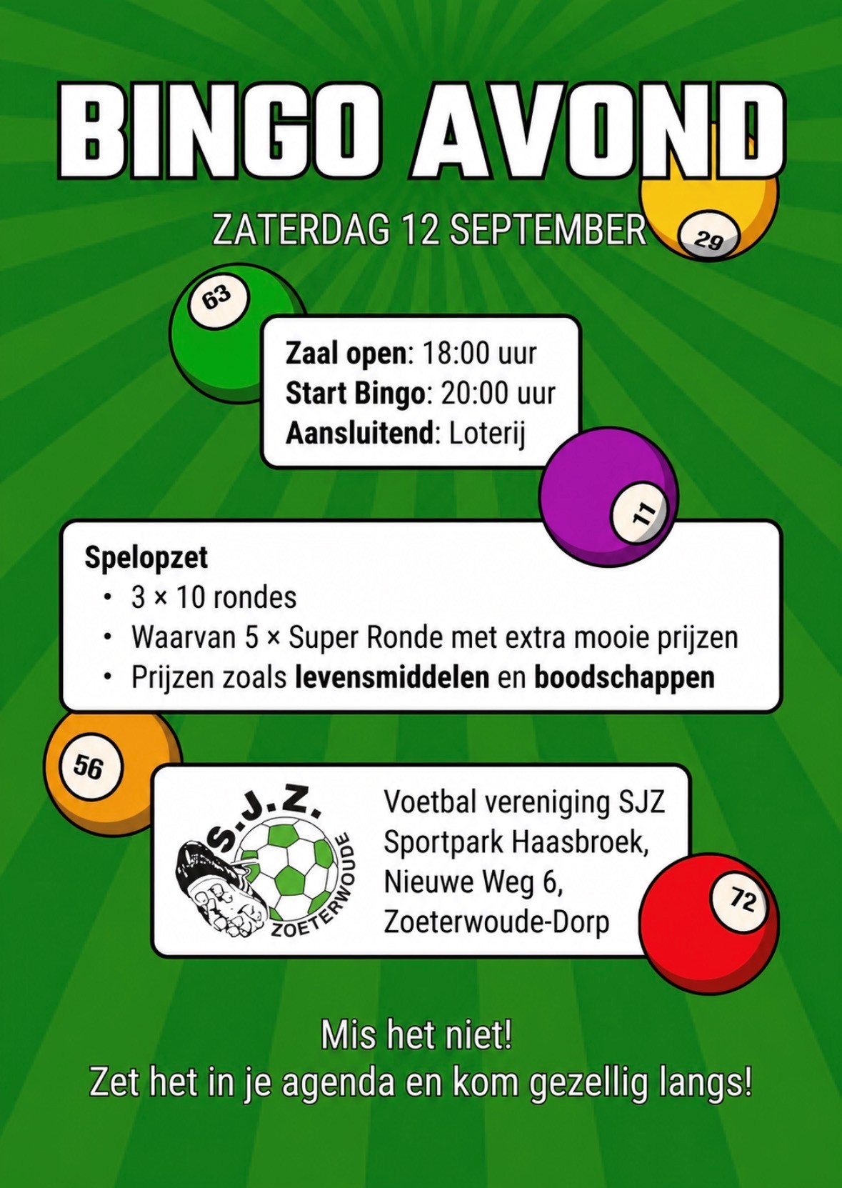 Bingo Avond